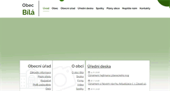 Desktop Screenshot of ou-bila.cz